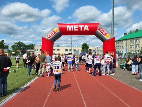 Meta biegu z okazji Dnia Dziecka