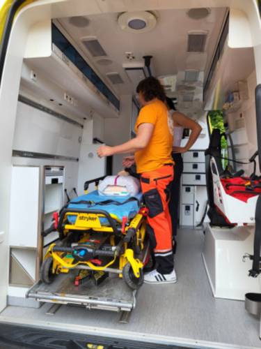 Uczestnicy podczas akcji.