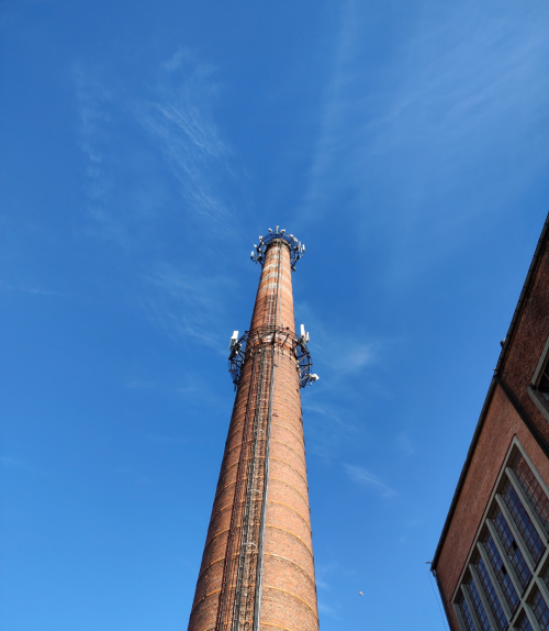 Detal - komin cukrowni.