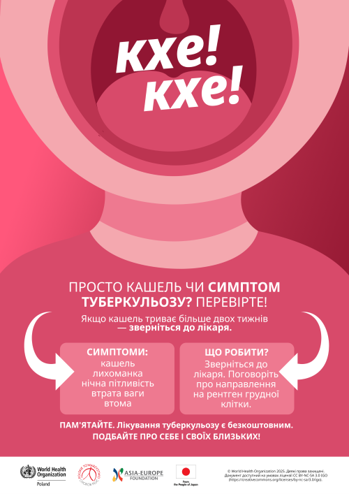 Plakat główny dotyczący akcji w języku ukrainskim